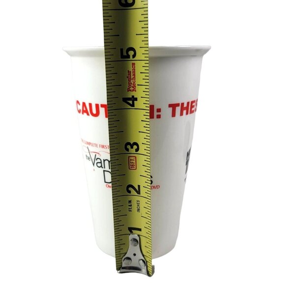 Comic Con TV Travel Mug Vampire Diaries V Human Target 2010 Silicone Lid 12oz - Picture 10 of 10